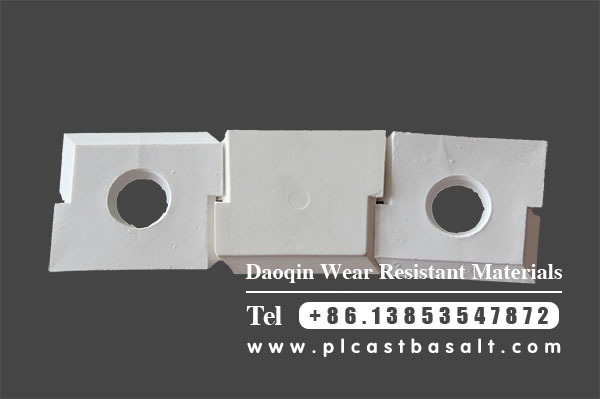 wear resistant ceramic orifice tile combination